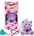 Coccolotti Love&Tell 4ever - Orsetto Lilla, Con Funzione Registrazione e Portachiavi Charm, Animali Interattivi Giocattolo,Per Bambini 4 Anni +, Giochi Preziosi