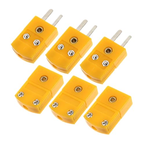 VALICLUD Gelbe Thermoelementstecker K-Typ 3er Set