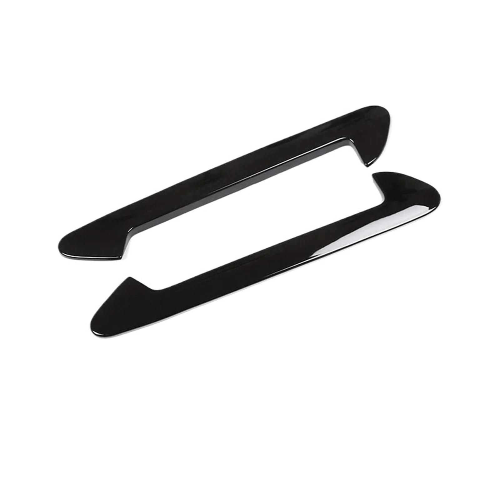 for BMW for X3 for X4 G01 G02 2018-2022 Car Side Fender Vent Air Flow Intake Sticker Shark Gills Cover Trim Center Console Trim(Black)