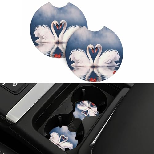 Set de 2 Posavasos Antideslizantes para Auto miniatura 5
