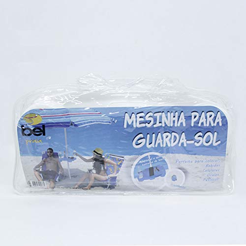 Mesinha Para Guarda Sol C/ Display Box Bel Fix Branco