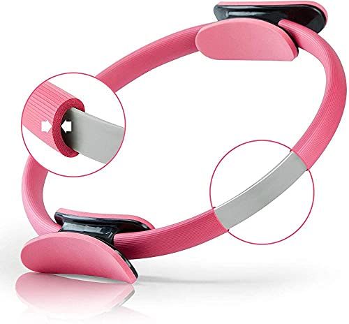 Anel Tonificador Arco Pilates Yoga Flexível Fitness (Rosa)