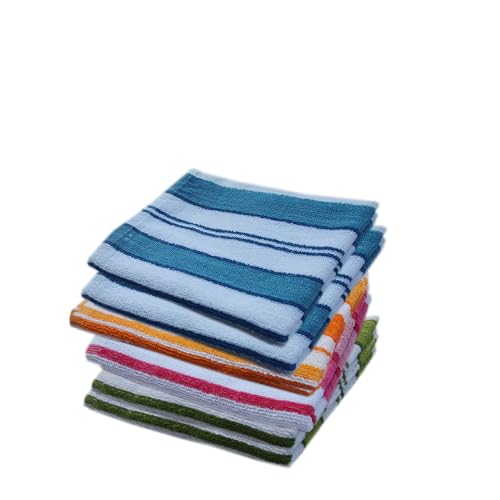 Image of Sapce Fly 100% Cotton 450GSM Gym Workout and Yoga Hand Towels (Multi Color) (Set of 5)
