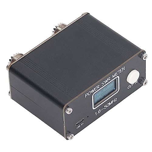 Image of Hilitand SWR Meter 1.6‑50MHz Watt Meter 150W HF Standing Ratio Meter Digital Meter for Measurement