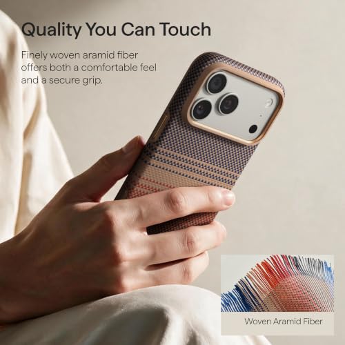 Image of pitaka for iPhone Pro Case 6.3 inch Refined Protection, Premium, Sunset
