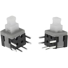 MJNLYDAO Microswitch 100PCS Kft-5.8 5.8x5.8MM Tactile Push Button Switch Latching Side 6Pin High Head Latching Switch