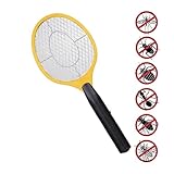 Electric Fly Swatter,Killer Racket Insect Bug Fly Mosquito Zapper Killer Swatter,Lightweight Handy Electric Fly Swatter Indoor Outdoor Camping
