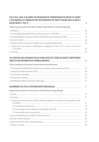 PLR - Novas e Antigas Controvérsias