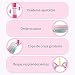 Auriculares niñas, Auriculares Unicornio con Cable para niños,Auriculares con Orejas de Gato,Headphones...