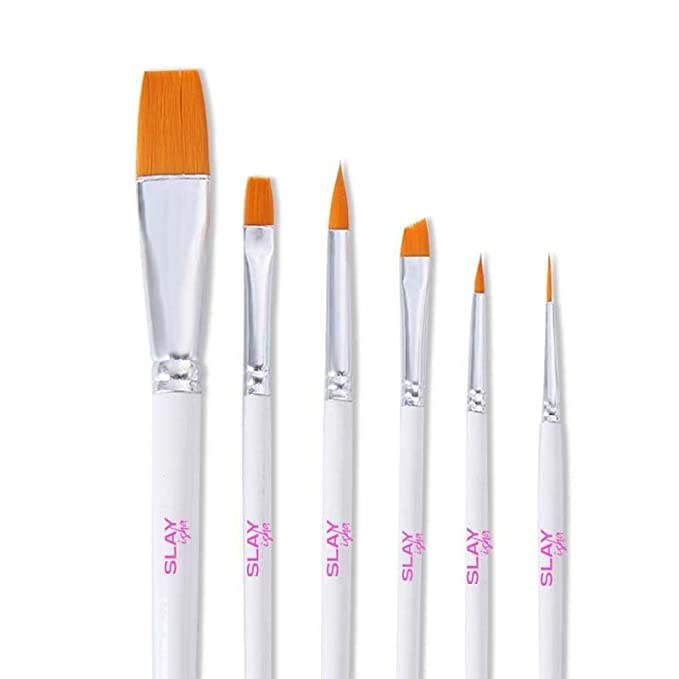Pinceaux de précision liner et maquillage artistique pour fêtes et soirées