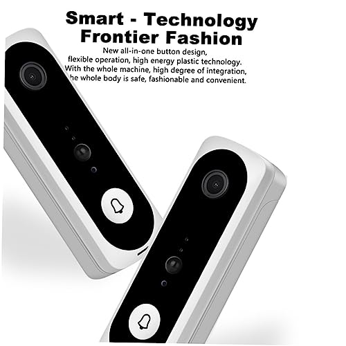 KICHOUSE Campainha Visual Com Olho Mágico Monitor De Porta De Fotografia Campainha De Interfone De V