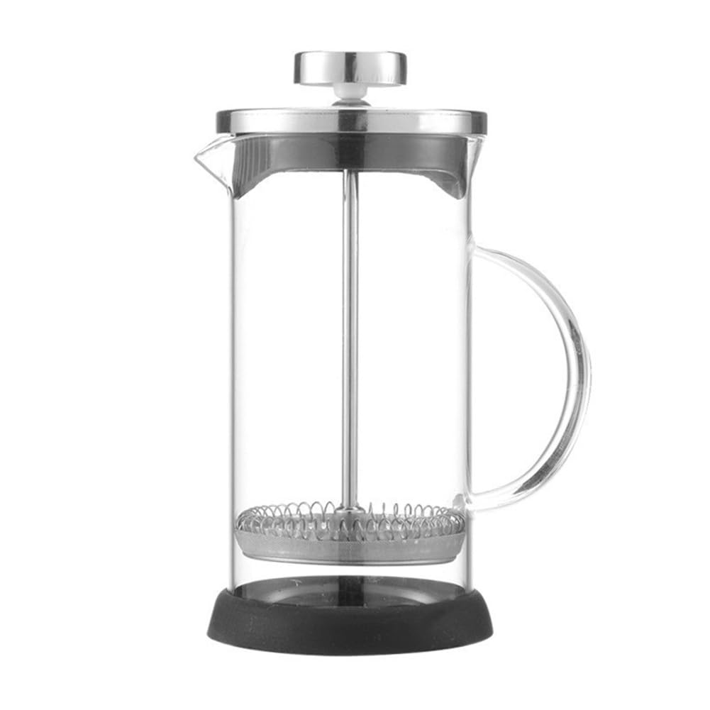 Lwaviwer French Press Coffee Pots Stainless Steel Glass Coffee Maker Multifunctional Hand Punch Pot Coffee Accessories 350ml