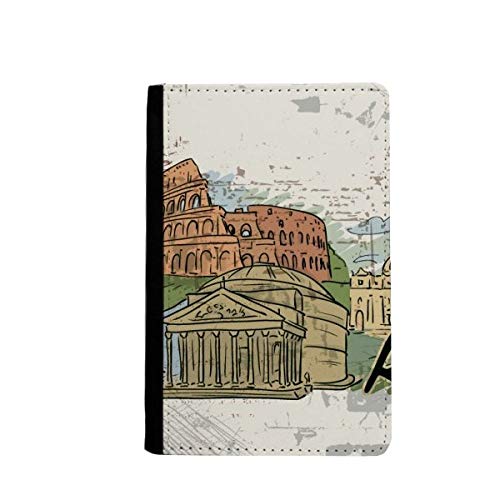 Étui portefeuille de voyage Rome anti-perte pour protection passeport et cartes