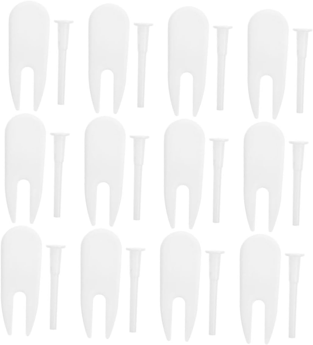 Yardwe 15 Sets Inflatable Ball Stopper Plug Adapter Kit Durable Yoga Ball Plug Replacement Accessories with Unique Horn Design for Secure Sealing and Wide Compatibility