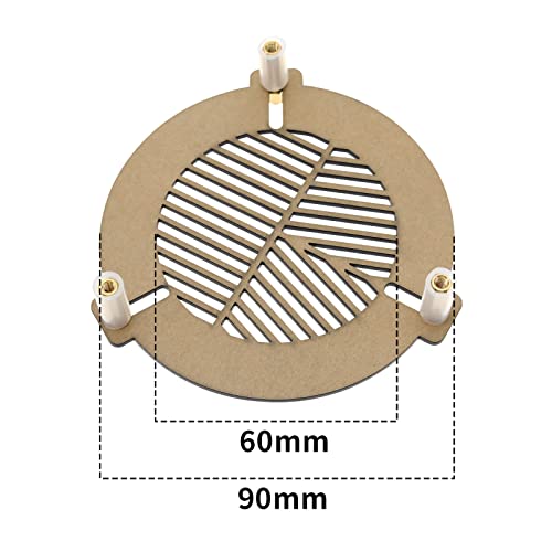 EMSea Bahtinov Mask Lightweight Acrylic Telescope Focusing Mask for Tube Outer Diameter from 60mm to 90mm for Reflector Refractor Dobsonians - Image 4