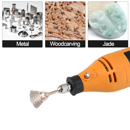 Image of 30 pcs Stainless Steel Cup Brushes Wire Brush Rust Paint Removal Bits Polishing for Rotary Tools (Cup Type)