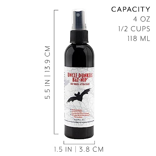 Uncle Dunkels UDKIT011 All-Natural Bat-Nip’ Pheromone Spray; 4 Fluid Ounces Bat House Attractant Spray thumb #5