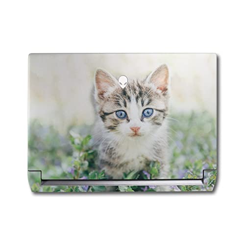 Image of MightySkins Skin Compatible with Alienware M17 R5 (2022) Full Wrap Kit - Blue Eyed Kitten | Protective, Durable, and Unique Vinyl Decal wrap Cover | Easy to Apply & Change Styles | Made in The USA