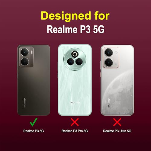 Image of amazon basics Back Case Cover for Realme P3 5G | Compatible for Realme P3 5G Back Cover | Liquid Silicon Magic Case with Camera Protection | Plum