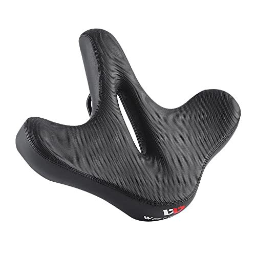 Assento de Bicicleta Ampliar e Engrossar Confortável Sela de Bicicleta Absorção de Choque Universal
