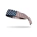 JUNK Brands Pro Sport Honor Americana Collection Flex Tie Headband, Red/White/Blue