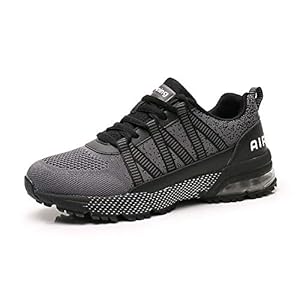 Sumateng Heren Dames Sneakers Air Schoenen Lichte Fitness Sportschoenen Outdoor Running Ademende Gym Loopschoenen 34…