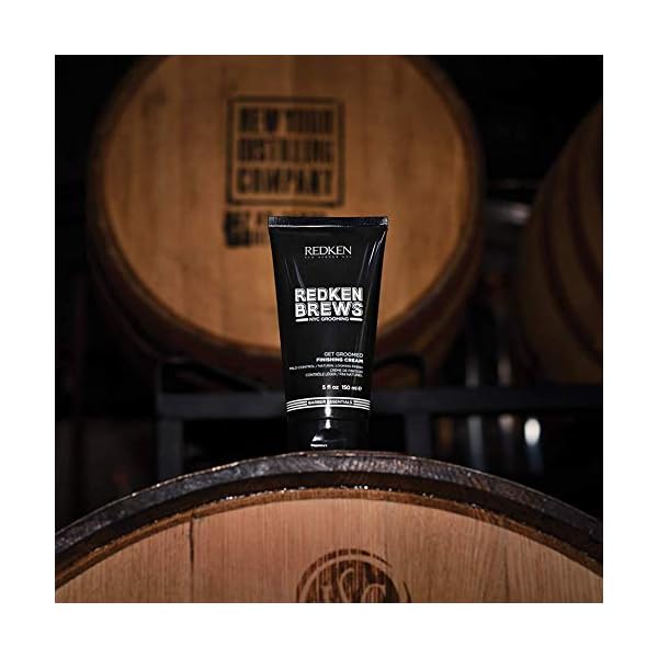 Redken Brews Finishing Cream For Men, Light Hold Natural Looking Finish 5.1 fl. oz