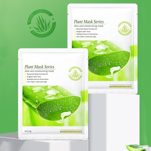 FEXPDL Face Masks Skincare, 10Pack Sheet Face MaskHydrating Face Mask Pure Natural Plant Extracts Face Mask Set, Face Masks Skin Care Deep Cleansing Face Mask Beauty for All Skin Types - Image 4