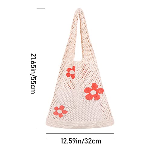 Bolso Tote de Crochet Ovida para Playa y Uso Diario miniatura 3