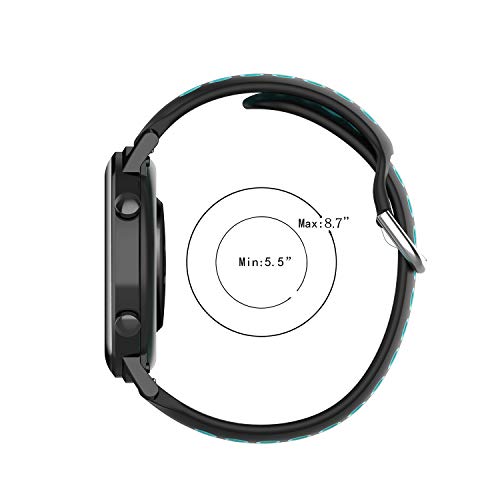 Correa deportiva de silicona para reloj COROS PACE 2 y APEX 42mm miniatura 2