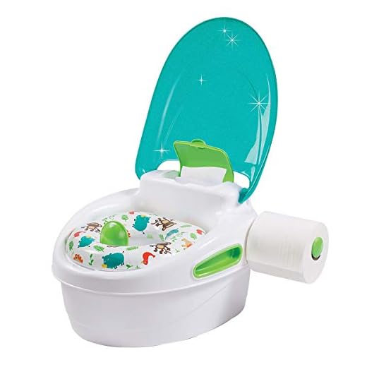 Summer Step by Step Potty, Neutral – 3-in-1 Potty Training Toilet – Features Contoured Seat, Flushable Wipes Holder and Toilet Tissue Dispenser