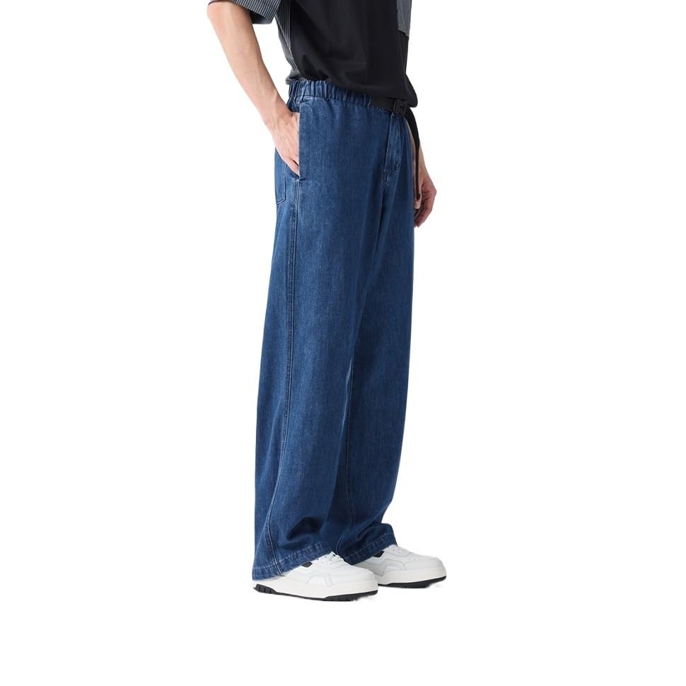 Jeans Elastic Waist Casual Pants4