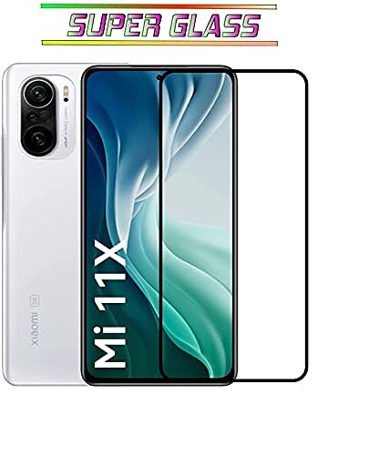 Image of BLACKSHEEP Advanced HD+ Tempered Glass Screen Protector Designed for Mi 11X 5G / Mi 11x pro 5G - Edge to Edge Full Screen Coverage with Easy Installation Kit (Pack of 1)