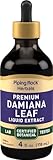 Piping Rock Damiana Leaf Tincture | 4 fl oz | Herbal Liquid Extract Drops | Certified Botanical Supplement | Non GMO, Gluten Free