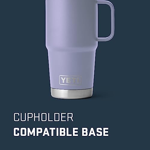 Image of YETI Rambler 20 oz Travel Mug, Stainless Steel, Vacuum Insulated with Stronghold Lid