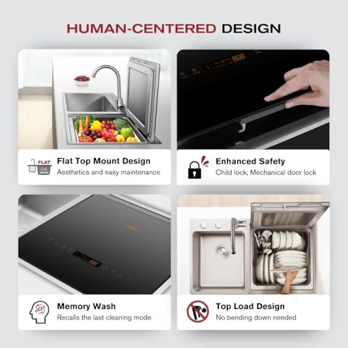 Fotile SD2F-P5 3-In-1 In-Sink Dishwasher & Kitchen Sink Combo thumb #5