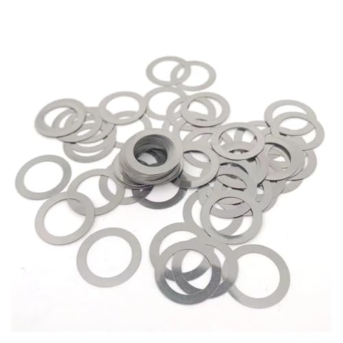 0.1/0.2/0.3/0.5/1mm M2 M3 M4〜M40 304ステンレス鋼調整用超薄型精密シムガスケット超薄型平ワッシャー(M9x13xThick 20pcs,Thick 0.2mm)