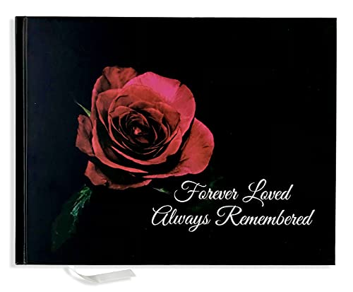 Libro degli ospiti funerale | Libro degli ospiti commemorativo | Libro degli ospiti per copertina rigida | Libro degli ospiti per l'accesso, celebrazione della vita
