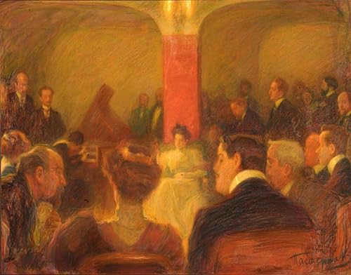 Affiche concert de Leonid Osipovic Pasternak grand format poster mural vintage salon 60x90cm