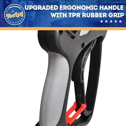 TOOLCY Pressure Washer Short Gun, Commercial 5000 PSI / 10.5 GPM with Nozzle Tips, 3/8" Swivel USA-NPT Thread x Quick Socket, Sturdy Design for Gas Power Washer