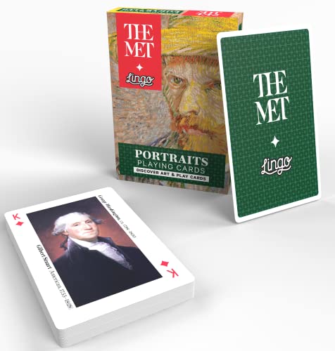 Lingo The Met Collection Of Portraits Playing And Educational Cards | Art Flash Cards With Key Trivia | The Metropolitan Museum Of Art Collection Made In Usa Cards|52 Playing Cards Deck #TOP8