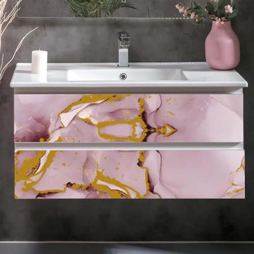 Image of Self-Adhesive Wallpaper & Wall Stickers, Pink Golden