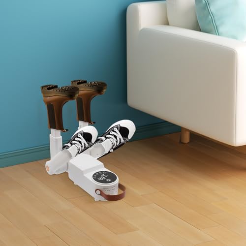 Secador eléctrico de botas y zapatos con temporizador y caja de sal rosa miniatura 3