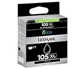B002OC9G2K Lexmark Tintenpatrone Nr. 105XL, hohe Ergiebigkeit, 1 x Schwarz, 510 Seiten, LCCP, LRP