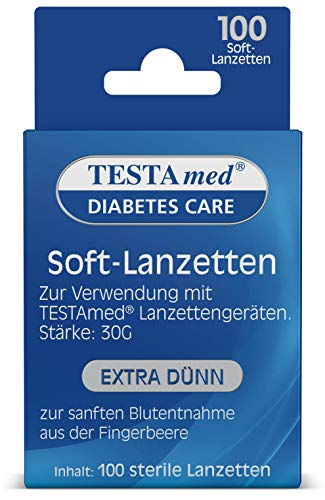 TESTAmed GlucoCheck Advance Soft-Lanzetten, 100 Stück