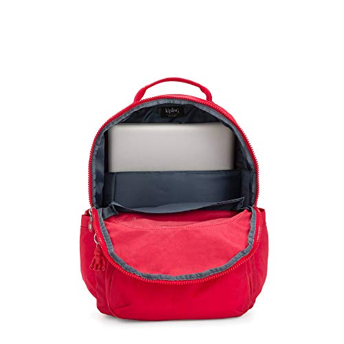 Image of Kipling Women's Seoul 15 inch Laptop Backpack, Durable, Roomy with Padded Shoulder Straps, Built-In Protective Sleeve