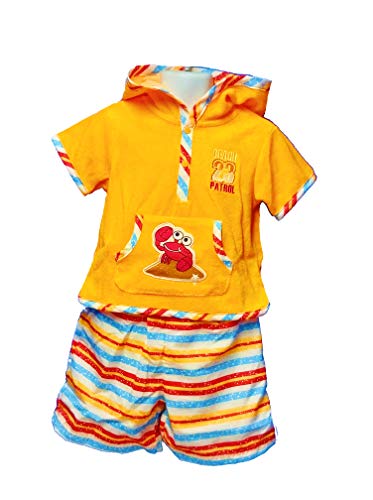VogueFashion Baby Superhero Jumpsuit with Removable Cape (18 Months, Baby Boy's Beach Cover Up Two Piece Set)