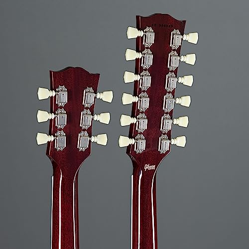 Gibson EDS-1275 Double Neck Cherry Red #CS300503 – Guitare Électrique Personnalisée - Les Beatles, Paul McCartney, John Lennon, RIngo Starr, George Harrison Gibson EDS-1275 Double Neck Cherry Red #CS300503 - Guitare Électrique Personnalisée – Image 6