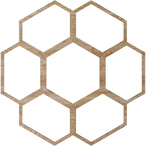 Image of Ekena Millwork 24 inchOD x 10 1 /4 inchID x 1 /4 inchT Florin Wood Fretwork Pierced Ceiling Medallion, Red Oak