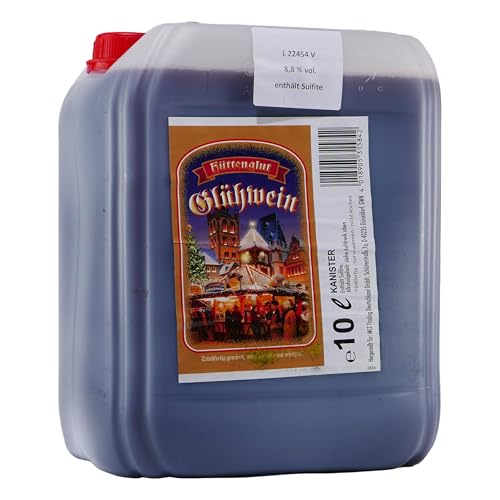 Glühwein Hüttenglut 10 Liter Kanister 8,9% vol.